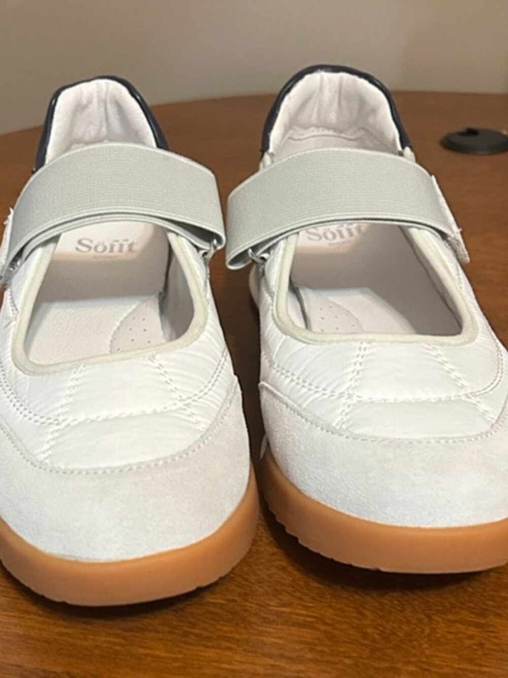 Sofft Kelly Mary Jane Sneaker White/Warm White Sz 10 New with Box Comfort Sporty - Picture 8 of 10